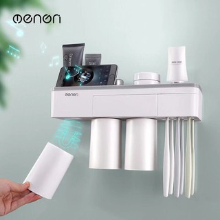 Creative Mouthwash Cup Set Toothbrush Holder Magnetic Suction Brushing Cup Holder Storage Toothpaste