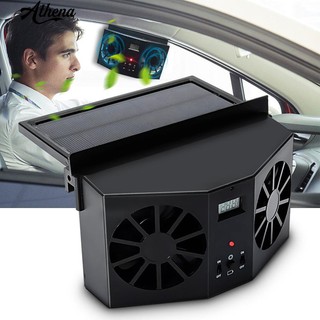 √COD Car Auto Solar Fan Window Cooling Air Vent Vehicle Ventilation System Radiator (1)