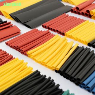 XY 328 Pcs 5 Colors 8 Sizes Assorted 2:1 Heat Shrink Tubing Wrap Sleeve Kit top