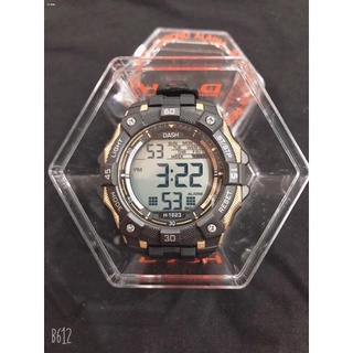 gold watchstainless watchↂ☸Original DASH brand waterproof watch H-1623 with box (6)