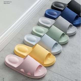 Fashion comfortable slippers shower ladies slippers soft bottom open toe household shoes