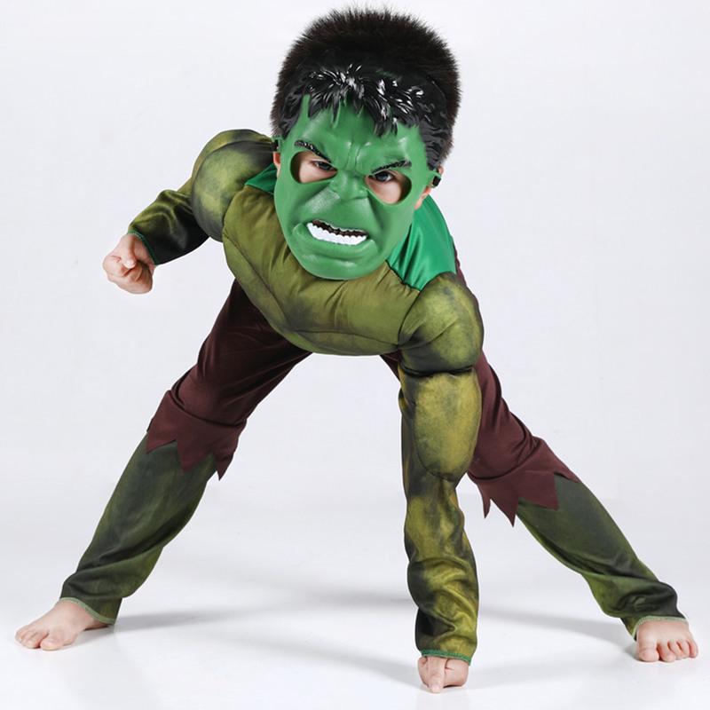 Halloween Costumes Cosplay Prom Party Prom Children Hulk Muscle Dress Up Performance Costume