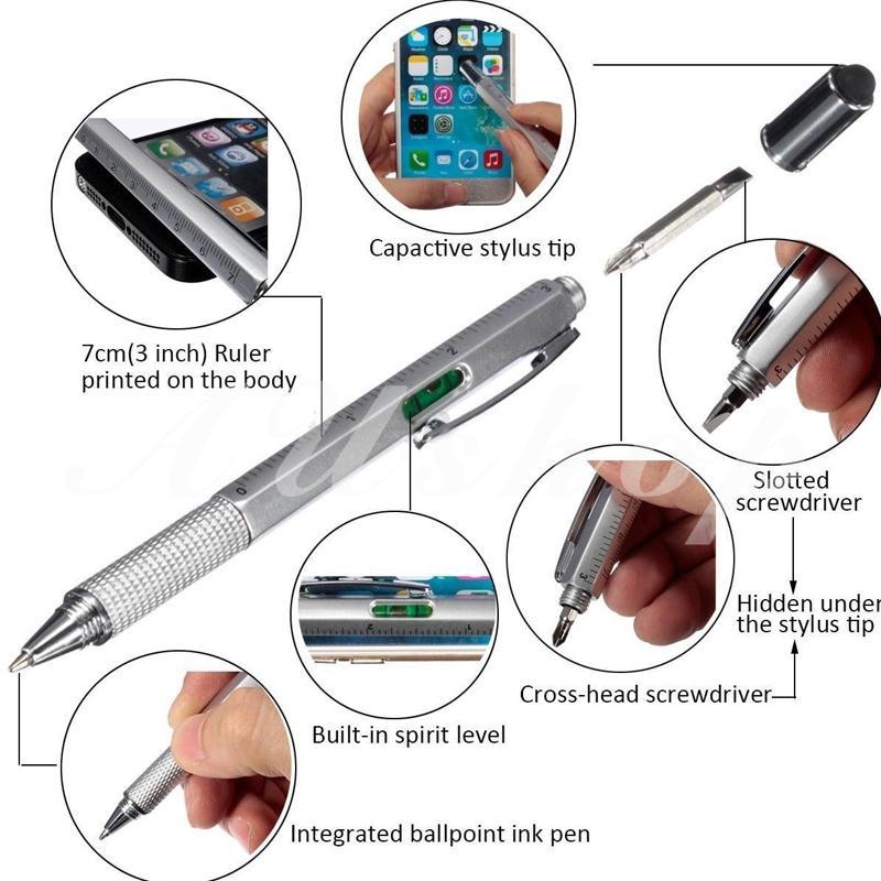 6 In 1 Universal Touch Screen Stylus Pen Screwdriver For Tablet Smart Phone