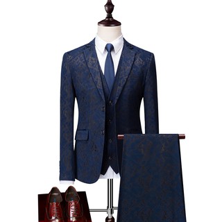 male Clothing blazer clothing latest coat dress Wedding Formal blazers party three-piece suit evenin