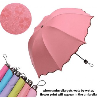 Movall Magic Blossom Sun/Rain Windproof Umbrella with UV protection