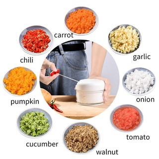 Manual Pull Food Chopper Cutter Slicer Crusher for Vegetable Onion Meat Vegetable Fruit Potato (7)
