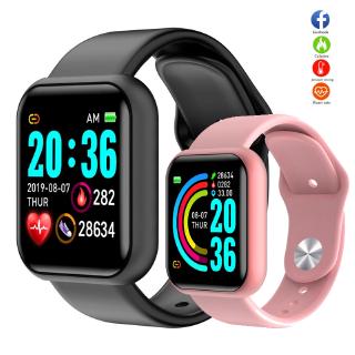 Y68 Bluetooth Smart Watch Support Waterproof Blood Pressure Monitor Heart Rate Monitor For Apple IOS Android