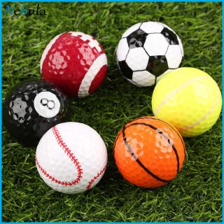High Strength Novelty Rubber Golf Balls Golf Game Balls