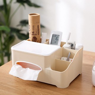 Desktop Tissue Box Holder Organizer Napkin Handkerchief Toilet Paper Storage Case Home Kitchen (1)