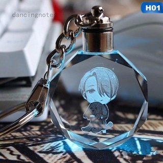 1pc Anime Yuri!!! on Ice Victor Nikiforov Light Keychain (1)
