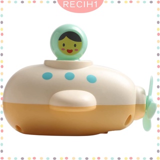 Toy for Bathtub Time Submarine Toy Bath Toys Clockwork Water Jet Toys Floating Toys for Toddlers Babies