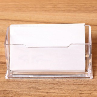 1pcs Business Card Holder Single Cell Business Card Holder Transparent Business Card Storage Box (8)