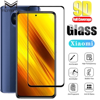9D Full Tempered Glass For Xiaomi Mi Poco X3 NFC GT M3 F3 F2 Pro 5G
