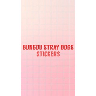 Bungou Stray Dogs Glossy Stickers