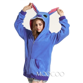 Stitch Jacket Hooded Loose Leisure Couples home Clothes