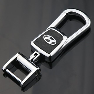 Metal Car Logo Key Chain Key Ring for Hyundai Key Holder (9)