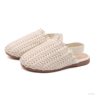 Girls Fahion Shoes Knitted Sandals Summer Breathable Non-slip Casual Sandals (5)