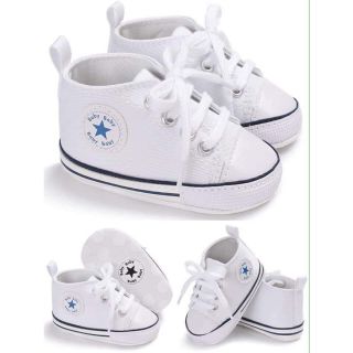 converse baby white shoes,fit 4month to 18month