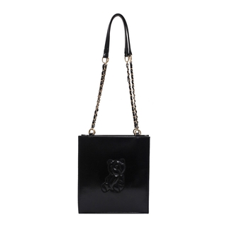 <24h delivery>W&G Vintage bear Leather Tote sling bag for women Shoulder Shopping Bag Handbag (5)