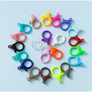 DIY Keychain accessories 35mm plastic color lobster chain handmade Keychain Korean candy mask chain