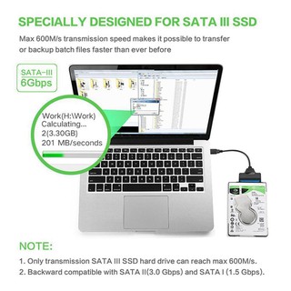 2.5 inch Hard Drive Adapter Cable SDD SATA To USB 3.0 Converter-Black (8)