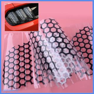 【COD】6Pcs/Set PVC Car Rear Tail Light Taillight Lamp Cover Honeycomb Stickers