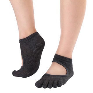 Sports Socks Half Toe Ankle Grip 5 Half Finger No-Slip (4)