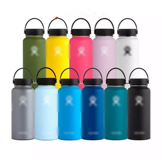 Hydro water Flask outdoor sports bottle stainless steel solid color vacuum (18oz / 32oz / 40oz)