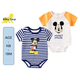 Baby Corp Korean Kids Boy Girl Character Romper Mickey Mouse