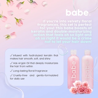 Babe Formula Bonbon Shampoo Bonbon Conditioner Sulfate Free Avo Babe Hair Masque (9)
