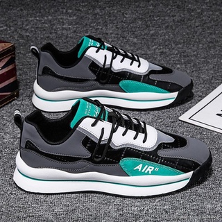♛♧Autumn men s shoes 2021 new trendy breathable sports shoes men s wild running Forrest Gump board s