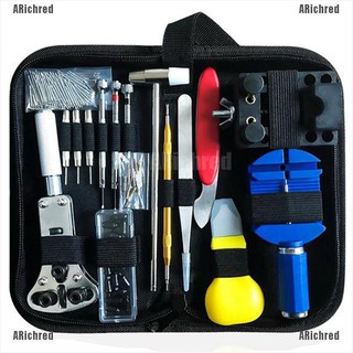 ♥ARichred♥ 147Pcs Watch Repair Tool Kit Case Opener Link Spring Bar Remover Watchmaker Tool