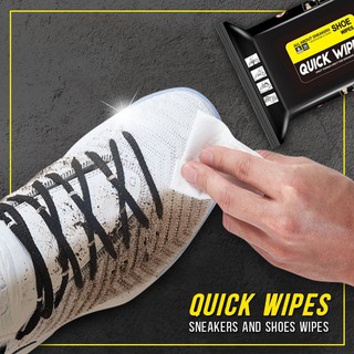 Shoe Wet Wipes For Shoes Cleaning Stains Remover Disposable Quick Wipe 30pcs Portable Shoe Cleaner (9)
