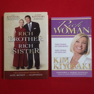 Rich Brother Rich Sister by Robert Kiyosaki and Rich Woman by Kim Kiyosaki