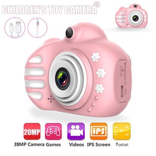 New 2.4 inch 20MP Kids Camera HD Mini Digital Camera Toy Camera Cartoon Cute Flash Children Toys Fo