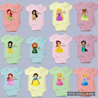 Baby Girl Monthly Milestone | Little Disney Princess