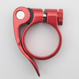 [COD][QY Bicycle]Bicycle quick release seat pipe clamp colorful aluminum alloy saddle pipe clamp aluminum clamp seat bar clamp 31.8 ,34.9 (8)