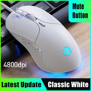 VK Wired Mouse Ergonomic Design Optical Mice Laptop 2.4G 6 Keys 4800dpi Computer Supplies