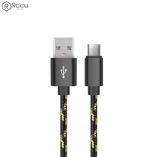 1 meter Applicable to Android V8 nylon woven aluminum alloy 2A mobile phone charging cable Ⓡ