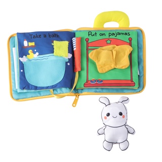 3D Early Education Three-Dimensional Cloth Book Teaching Toys for Infant Kids