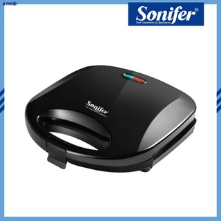 ☑◇✱Sonifer Sandwich Maker, Toaster and Electric Panini Press with Non-Stick Plates 750W