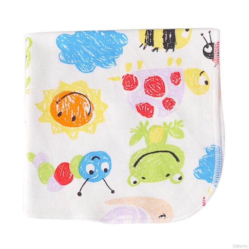 25*25cm Infant Towels Soft Cartoon Print Towels (8)