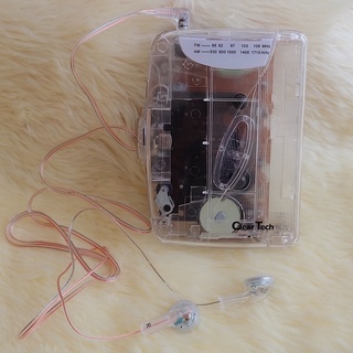 Clear Tech Retro Cassette Tape Player