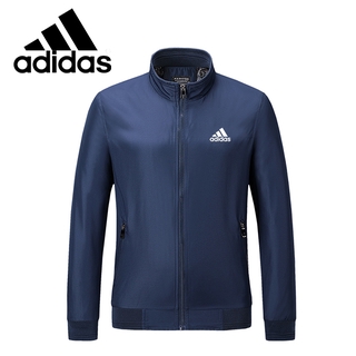 (M-5XL) Adidas Outdoor Waterproof Sports Jacket Fat Loose Large Size Mountaineering Fishing Outdoor Jacket