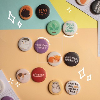 【Available】Haikyuu! Button pin set [NO BACKING CARDS]
