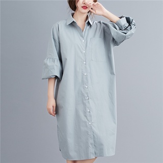 2021 New Arrive Spring Maternity Dress Woman Casual Loose Version Large Size Dresses Pregnant Woman