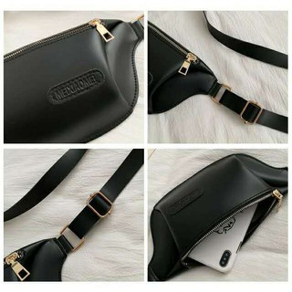 Korean Fashion belt bag chain portable shoulder chest bag (7)
