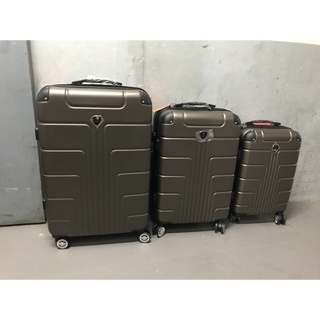 travel bag☜✹503# Small 20inch Double zipper travel luggage trolley COD