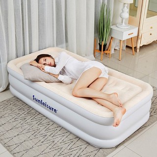 ✥✐✉Folding bed single household lunch break double inflatable sheet person thickening air adult