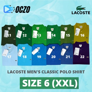 Lacoste Men SIZE 6 Classic Polo Shirt (XXL)